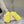 Miu Slippers Lemon Yellow Wool Fabric