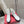 VLOGO SIGNATURE WHITE CALFSKIN ANKLE BOOT 30MM