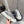 CC Sneaker Silver cowhide 204659