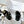 CC 25 Dad Sandals Black Fabric Leather 300167
