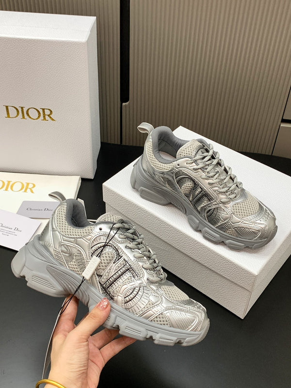 CD Chrono Sneaker Sliver Mesh Calfskin 905018