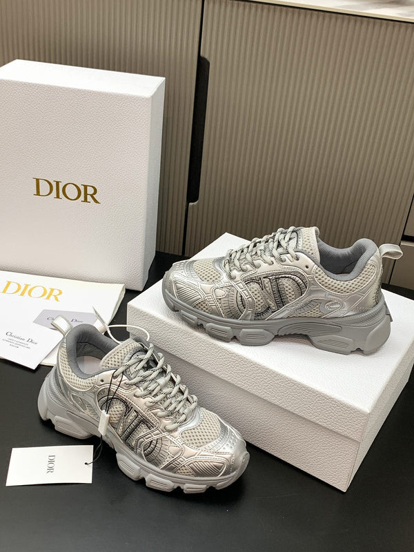 CD Chrono Sneaker Sliver Mesh Calfskin 905018