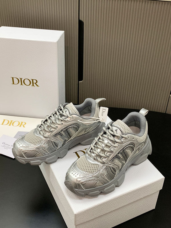 CD Chrono Sneaker Sliver Mesh Calfskin 905018