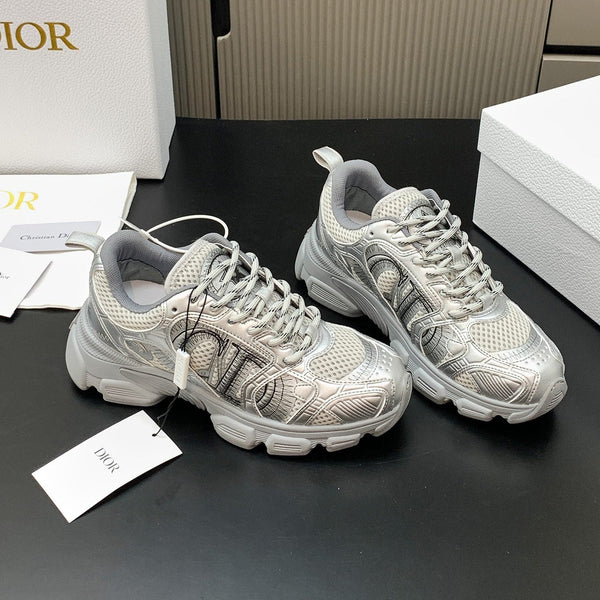 CD Chrono Sneaker Sliver Mesh Calfskin 905018