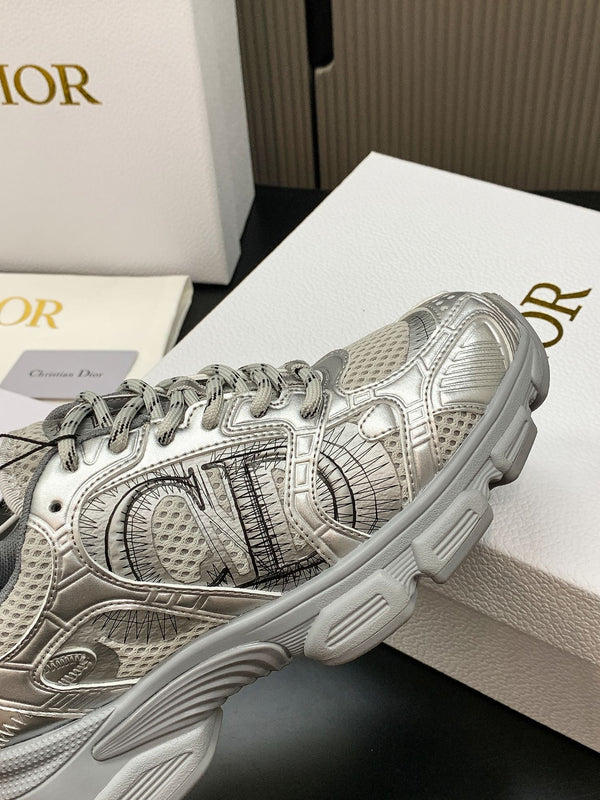 CD Chrono Sneaker Sliver Mesh Calfskin 905018