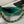 24a hobo bag 23cm green calfskin gold hardware