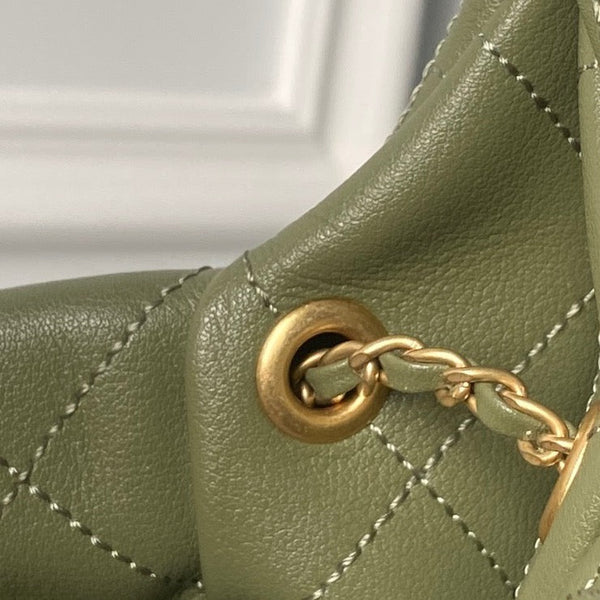 Chanel 2025 Bag 45cm Green Calfskin 318234