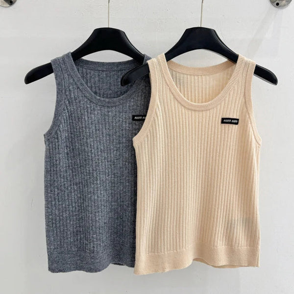 Miu 2026 Knit Vest Wool 647897