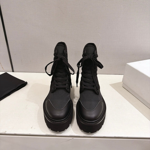CE Bulky Boots 4.5cm Canvas 168182