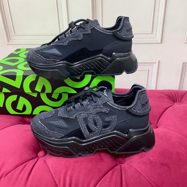 DC 24 Daymaster Sneakers Black Cowhide & Demin 167334