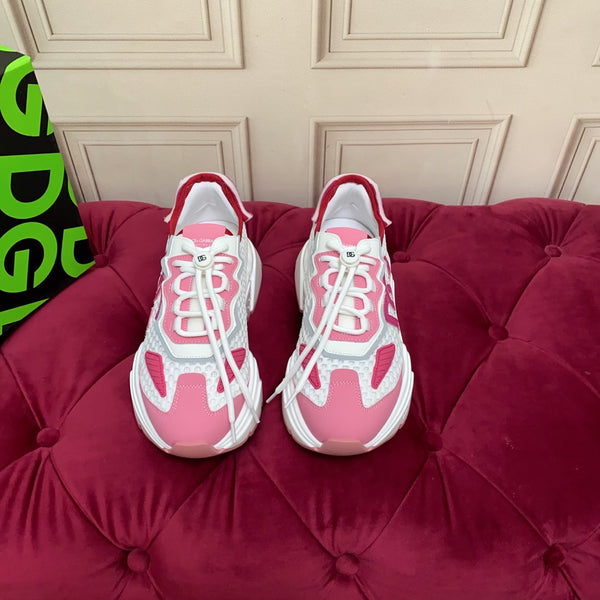 DC 24 Daymaster Sneakers White Pink Cowhide & Demin 167332