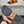 HM Oran H Black Gold Buckle Slippers in Orange Cowhide 735246