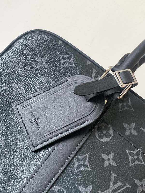 LV M46457 Porte-Documents Voyage NM Black Monogram Eclipse Canvas