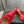 alaia high love slingback 55 fishnet red lambskin