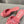 mule sandal 80 rose pink calfskin flower