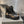 CHUNKY BOOTS IN BLACK MIX BRONZE SMOOTH CALFSKIN