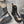 CHUNKY BOOTS IN BLACK MIX BRONZE SMOOTH CALFSKIN