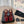 LA SCANDALE HIGH 10 CM WEDGE SANDALS IN CRIMSON RED PATENT LEATHER