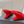 Alaia 25 Curve Wedge Mules Red Lambskin 293556