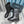 CC Short Boots Black Calfskin Lining Wool And Lambskin