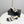 CC 26s Sandal 4.5cm Black Beige Mesh Sheepskin 639824