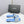 CC 26s Woven Strap Slides Sky Blue Lambskin