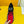 LV SNEAKER IN BLACK MIX RED BREATHABLE MESH FABRIC