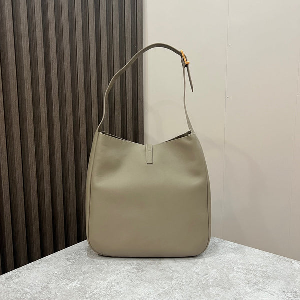 le 5a7 large 30cm grey calfskin