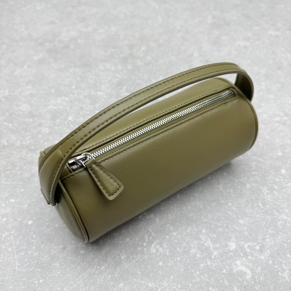The Row 2025 Round 90's Bag Green Leather