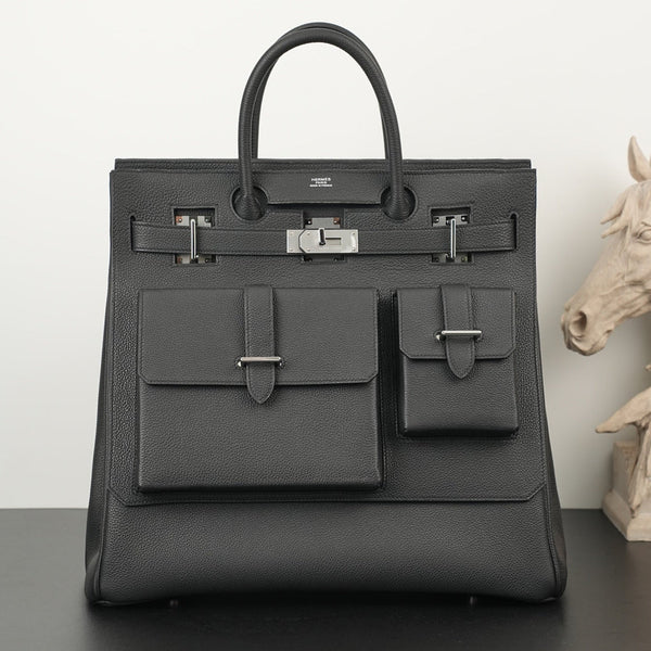 High-end Hermes 2026 Haut à Courroies (HAC) Birkin 40cm Bag Togo Leather