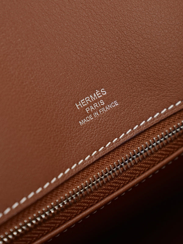 HM Birkin Shadow 25cm Camel Leather 284507