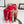 ESSENTIAL SCARF 186 CM IN CHERRY RED WOOL 399772