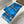 CHECK SCARF 180 CM IN AZURE BLUE MIX BLACK CASHMERE 405481