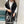 CC Scarf 195 CM Black Mix White Cashmere And Wool 418443