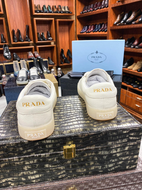 PRA LANE SNEAKER WHITE CALFSKIN