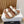 TIPPI IN CALFSKIN - VEGETAL TANNING WHITE BROWN