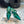 Manolo Satin Maidugura Mules 90mm Green Teal Satin