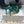 Manolo Satin Maidugura Mules 90mm Green Teal Satin