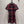 CD 25 Plaid Short-sleeved Dress Black Red Sheep Wool