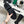 CC Classic Knee High Boots Quited Black Sheepskin Patent Leather 529337