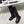 CC Classic Knee High Boots Quited Black Sheepskin Patent Leather 529337