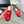 CC 25 Mule Red Patent Calfskin Gold Double C