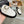 CC 25 Mule Black White Calfskin Large Double C Logo