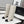 CC 25 High Boots With Chain 55mm White Cowhide Black Grosgrain 374024