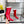 CC 26 FW Ankle Boots 8.5cm Red White Sheepskin 919942