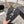 cc thongs black silver calfskin