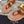 LYMPIA TRIOMPHE THONG IN CALFSKIN CARAMEL BROWN