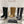 CC High Boots 40mm Black Cowhide