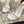 CC 26s Chain T-Strap Charm Sandals 8.5cm White Lambskin 736119