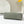 LP Extra Bag 19cm Ostrich Pattern Olive Gray Calfskin Silver Hardware